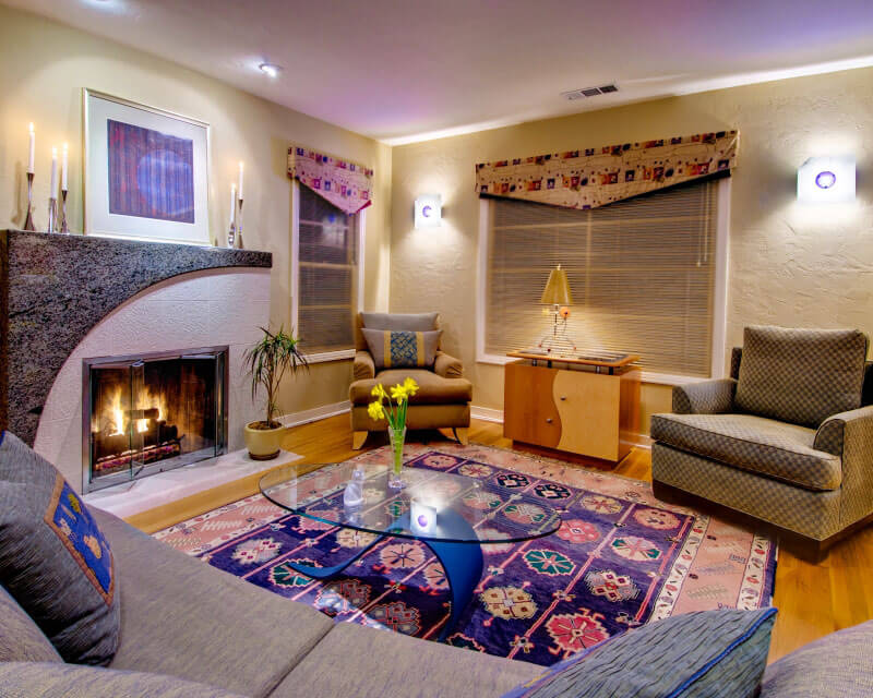 San Jose Interior Design Custom Fireplace Cabinet Design